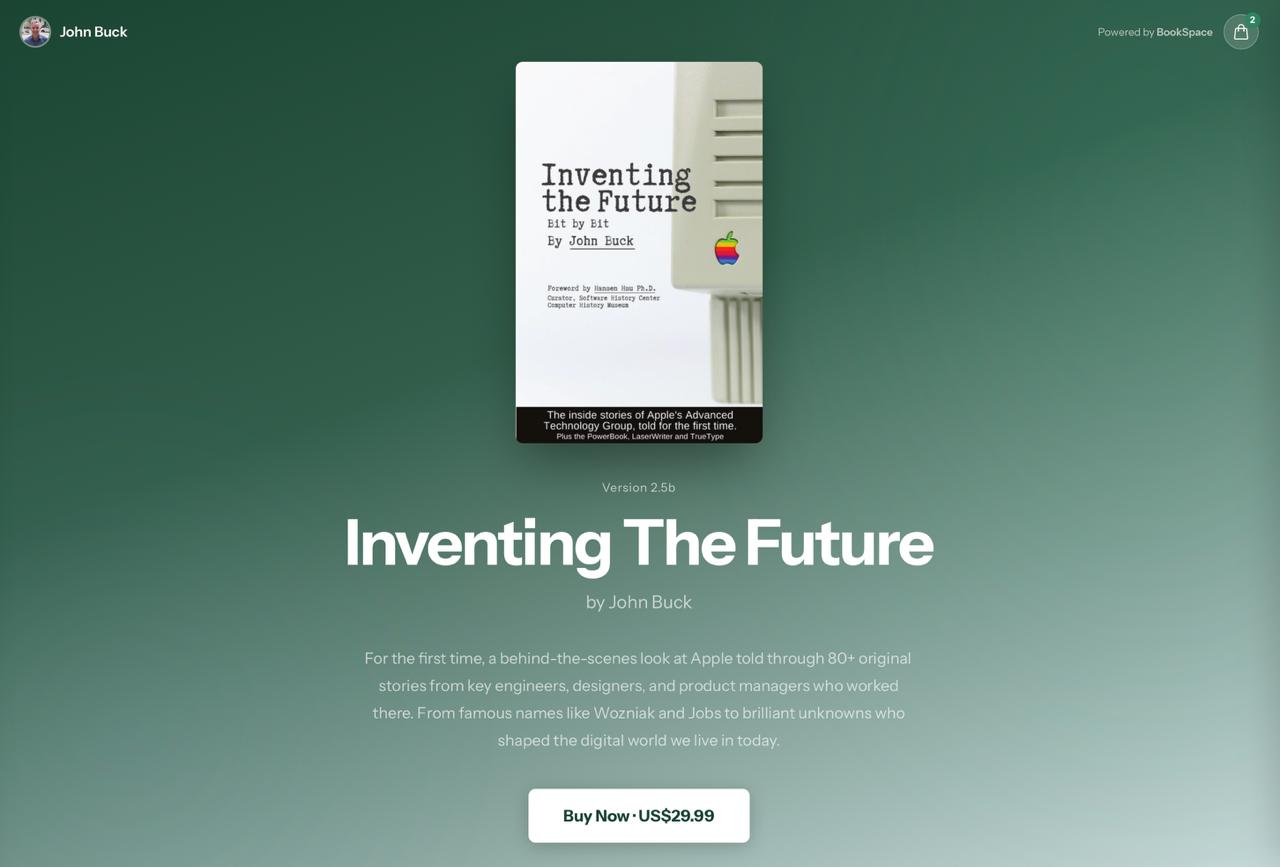 John Buck's Books.by storefront - gradient theme