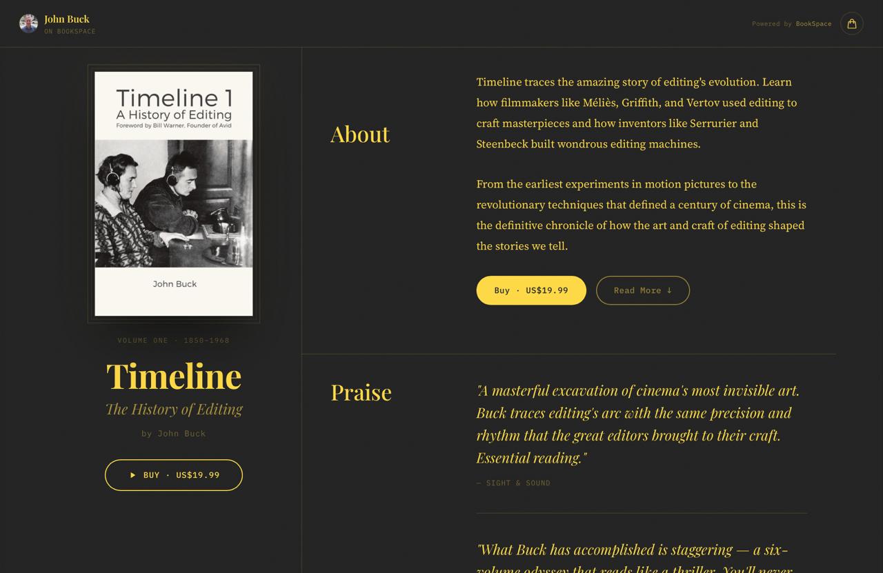 John Buck's Books.by storefront - retro theme